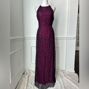 Sean Collection Halter Embellished Dress, Size M